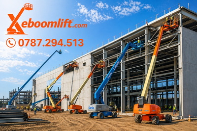 Xe Boom Lift Là Gì? Phân Loại & Ứng Dụng Trong Công Trình Thực Tế