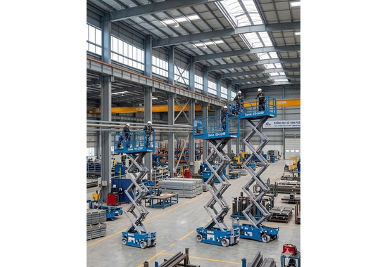 GENIE GS-3246 – Xe Nâng Người Cắt Kéo 11.7m Tải 318kg