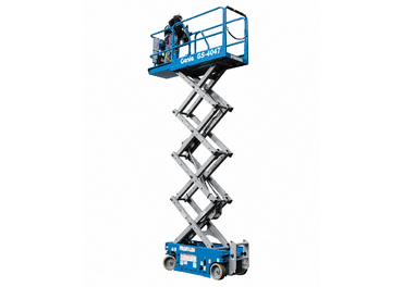 Xe Nâng Người Genie GS-4047 – Xe Cắt Kéo Điện 13.7m, Tải Nâng 350kg