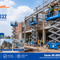 Xe Nâng Người Genie GS-2032-Chiều cao làm việc 8.1m,Tải nâng 363 kg