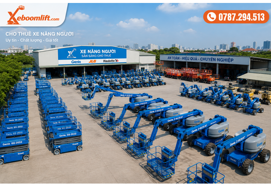Xe Nâng Người Genie Z45/25RT – Boom Lift Địa Hình 16m, Tải Nâng 227kg