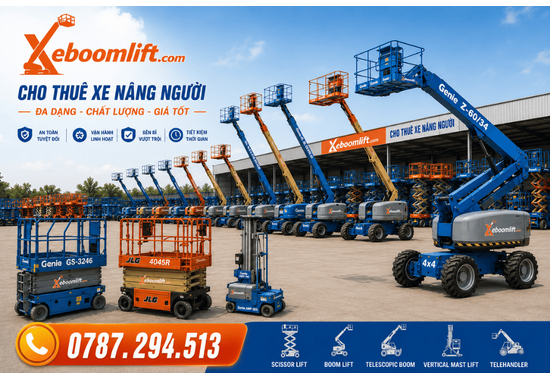 GENIE GS-2646 – Xe Nâng Người 9.9m Tải 454kg Giá Tốt