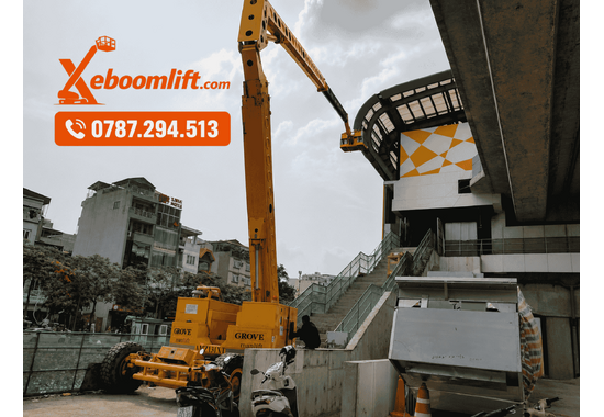 Xe Nâng Người Grove AMZ 13XT 41m – Tầm Với Xa 21.3m, Hiệu Suất Vượt Trội
