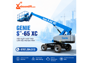 Xe Nâng Người Genie S™-65 XC –Boom Lift Cần Thẳng 21.81m, Tải Nâng 454kg