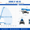 Xe Nâng Người Genie S™-65 XC –Boom Lift Cần Thẳng 21.81m, Tải Nâng 454kg