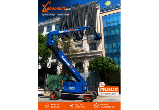 Xe Nâng Người Grove AMZ 13XT 41m – Tầm Với Xa 21.3m, Hiệu Suất Vượt Trội