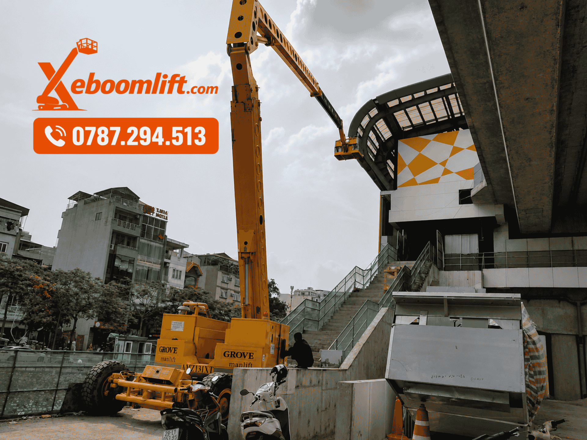 Xe BoomLift Grove AMZ 13XT -40m